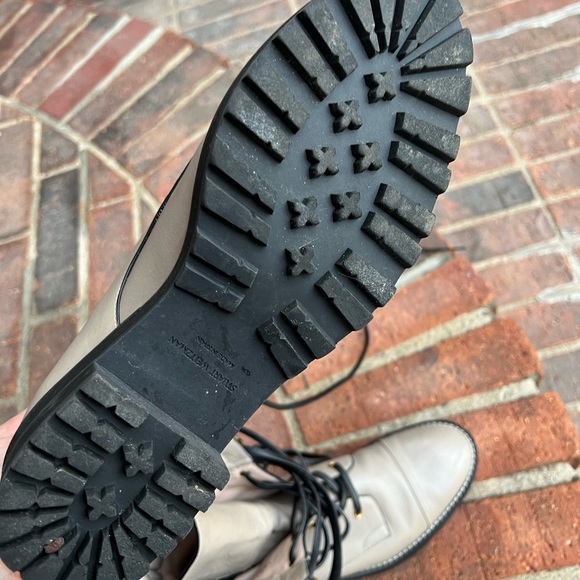 Stuart Weitzman Lexi Seal Combat Boot - Picture 3 of 5
